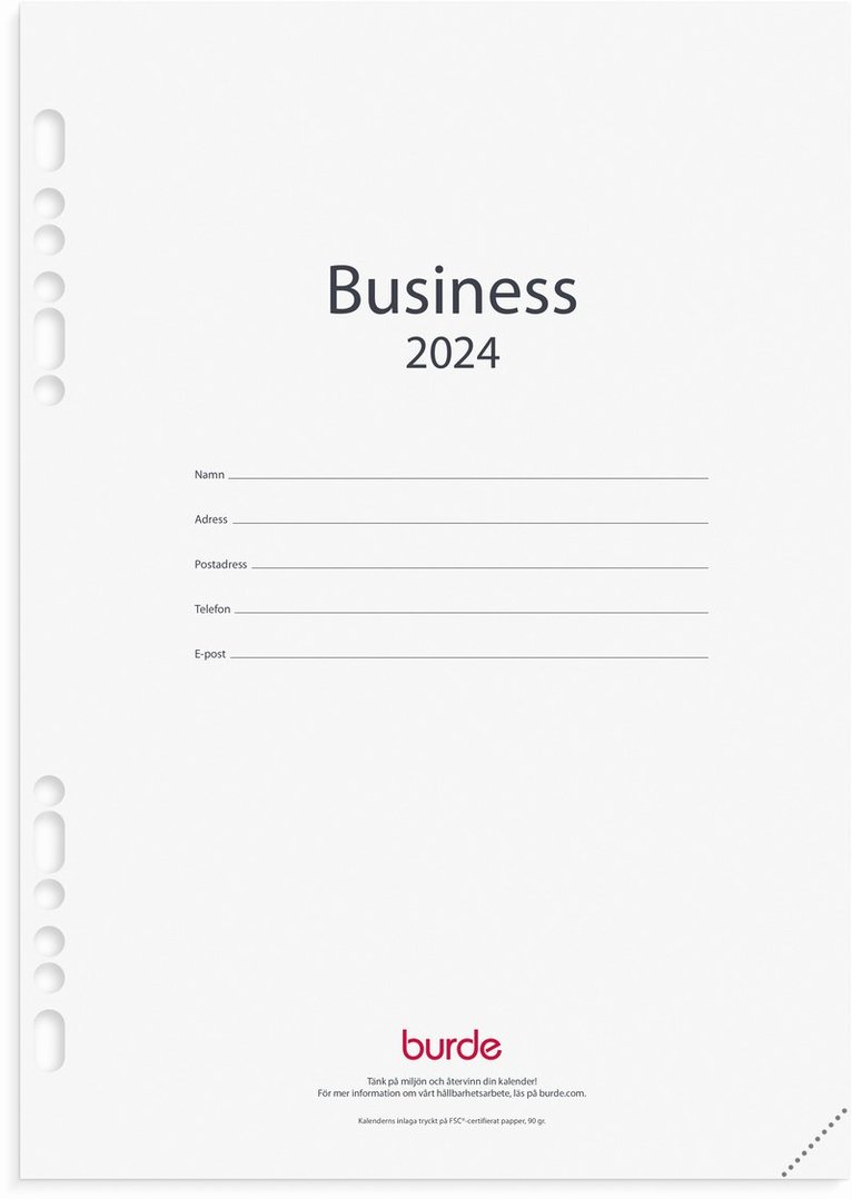 Kalender 2024 Business kalendersats 1