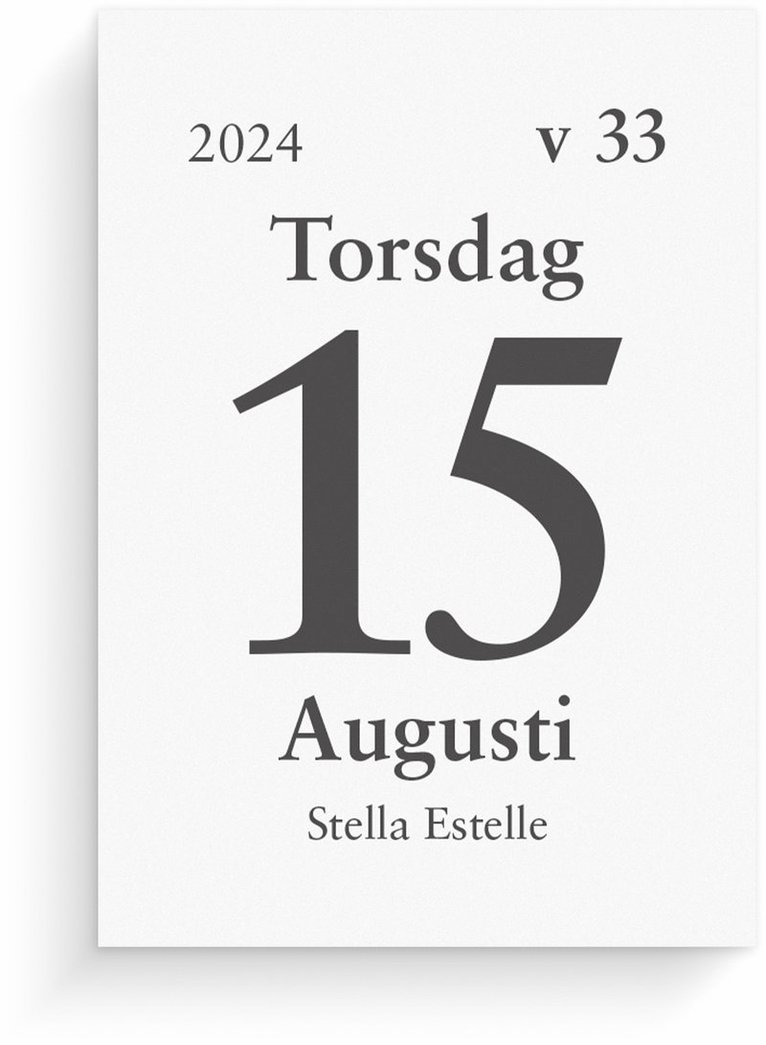 Kalender 2024 Dagblock 44x63 mm 1