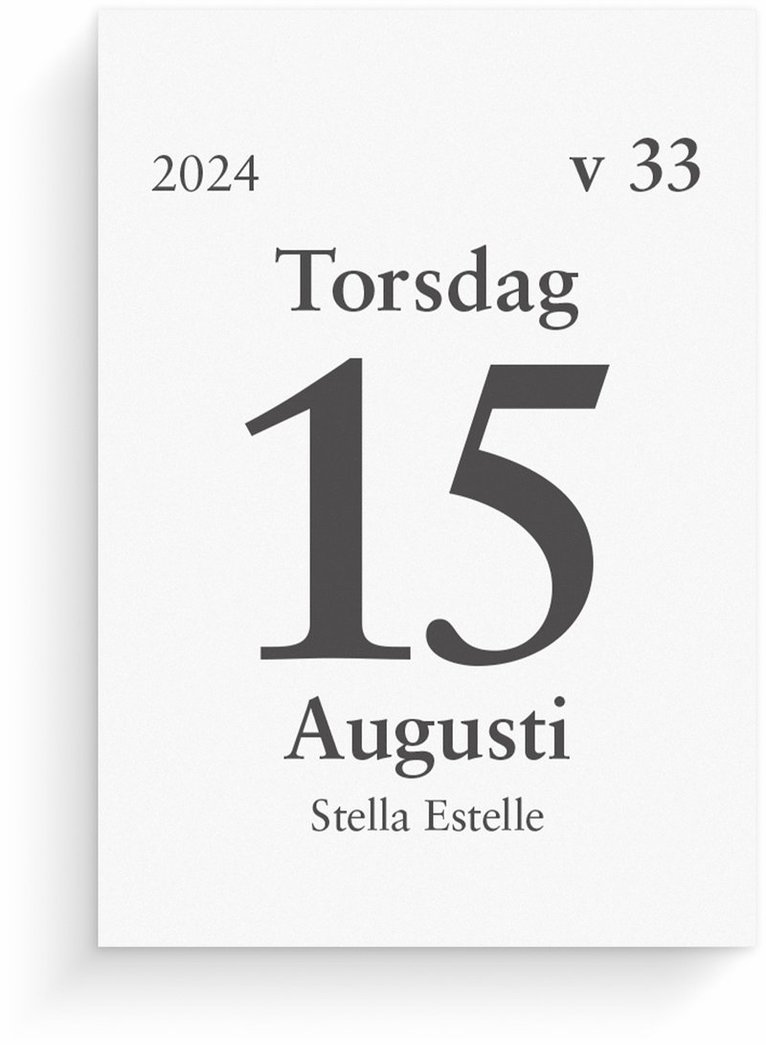 Kalender 2024 Dagblock 75x107 mm 1
