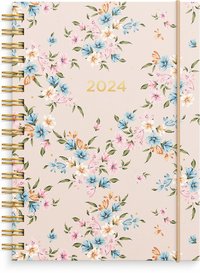 Kalender 2024 Weekly A6 Story blomma