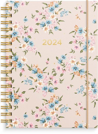 Kalender 2024 Weekly A6 Story blomma 1
