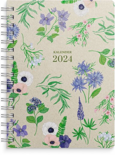 Kalender 2024 Senator A6 ECO blommor