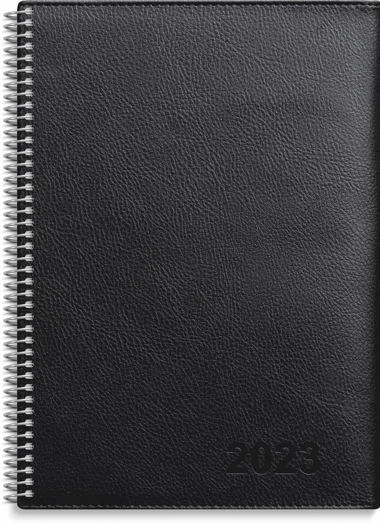 Kalender 2023 Senator A5 Twist svart 1