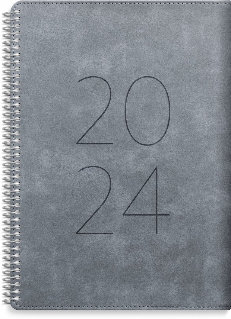 Kalender 2024 Senator A5 Twist grå 1
