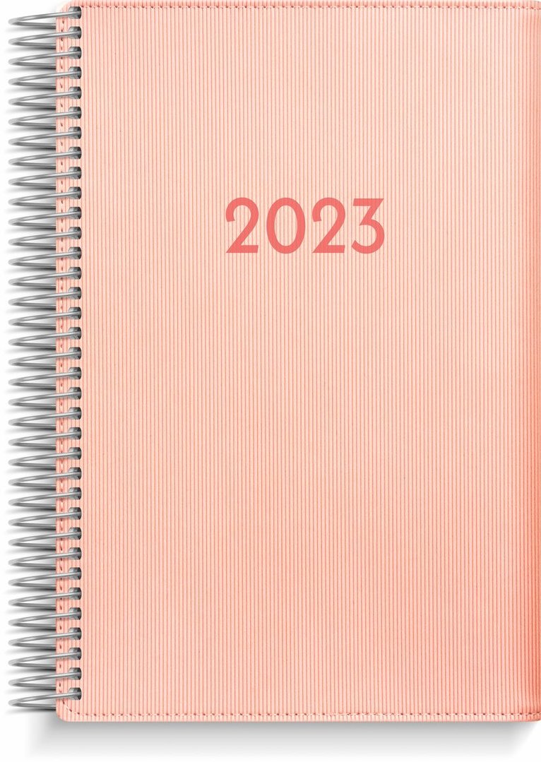 Kalender 2023 Dagbok Twist rosa 1