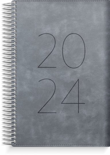 Kalender 2024 Dagbok Twist grå 1