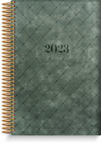 Kalender 2023 Dagbok Twist grön