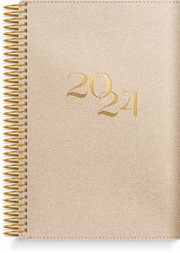 Kalender 2024 Dagbok Twist beige