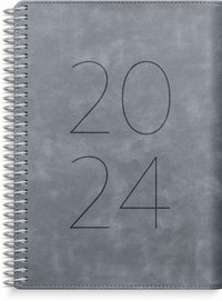 Kalender 2024 Senator A6 Twist grå