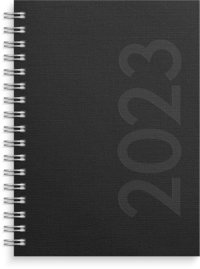 Kalender 2023 Weekly A6 Nomad svart