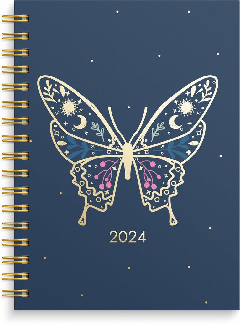 Kalender 2024 Senator A6 blå fjäril 1