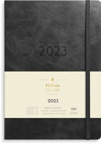 Kalender 2023 Stor Veckokalender Forma Deluxe svart