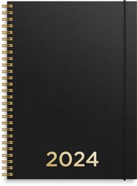 Kalender 2024 Senator A5 textil svart