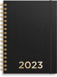 Kalender 2023 Senator A6 textil svart