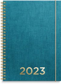 Kalender 2023 Senator A5 textil blå