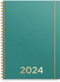 Kalender 2024 Senator A5 textil grön