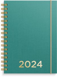 Kalender 2024 Senator A6 textil grön