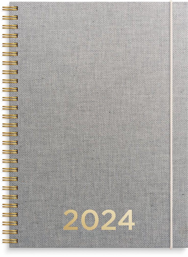 Kalender 2024 Senator A5 textil natur 1