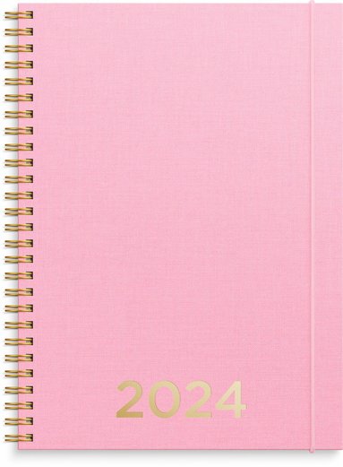 Kalender 2024 Senator A5 textil rosa 1