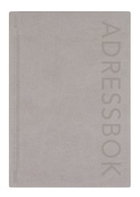 Adressbok A-Ö, grå