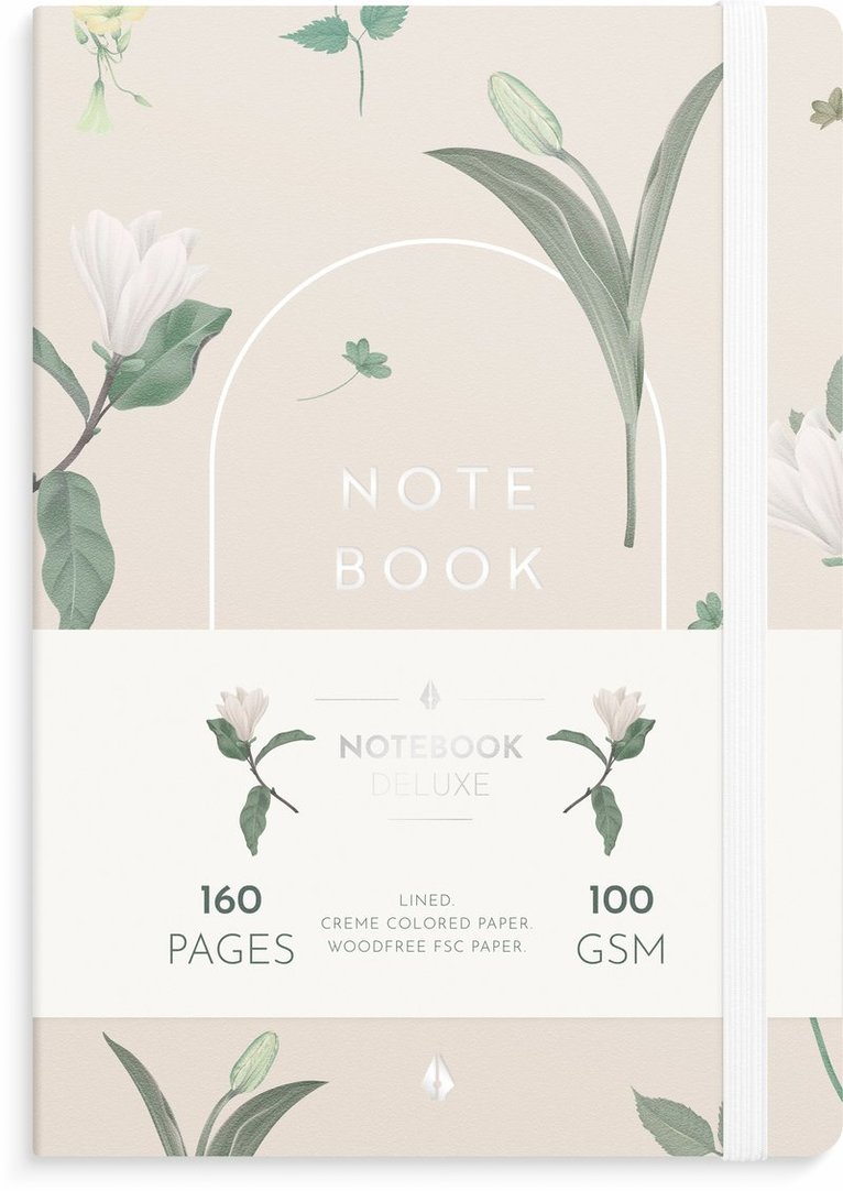 Anteckningsbok A5 Deluxe Floral, Övrigt