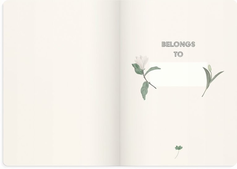 Anteckningsbok A5 Deluxe Floral, Övrigt