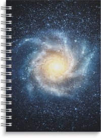 Anteckningsbok A6 linjerad spiral Galax