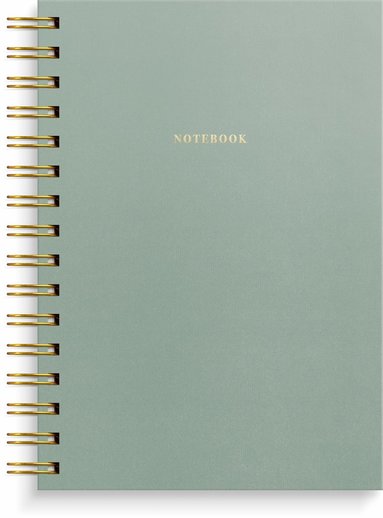 Anteckningsbok A5 grön - Notebook 1