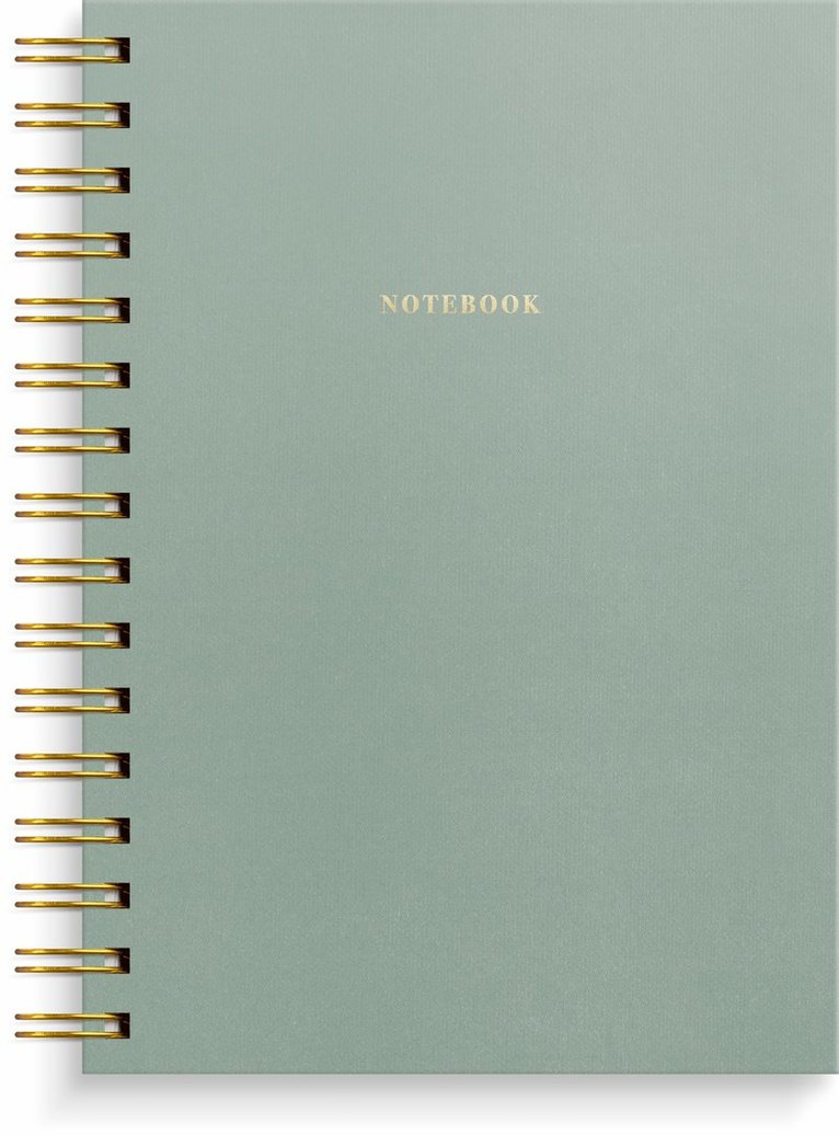 Anteckningsbok A5 grön - Notebook 1