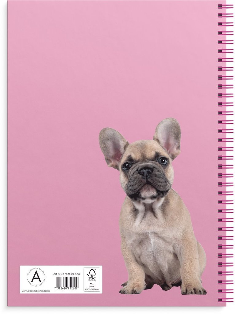 Anteckningsbok A4 wire-o linjerad Katt/Hund, Övrigt
