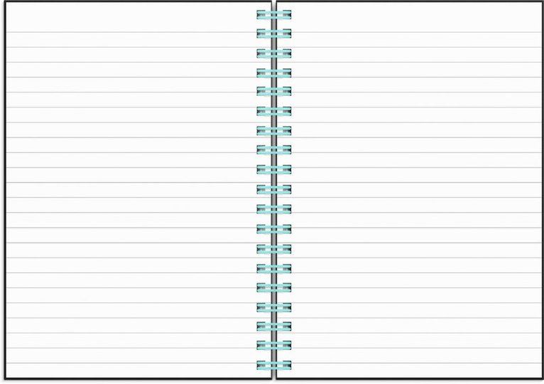 Anteckningsbok A6 wire-o linjerad Hund, Övrigt
