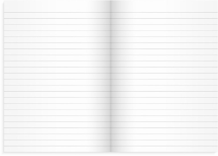 Skrivhäfte A5 linjerad Elin blomma mint, Övrigt