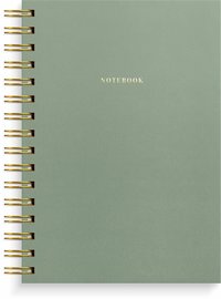Anteckningsbok A5 linjerad "Notebook" grön