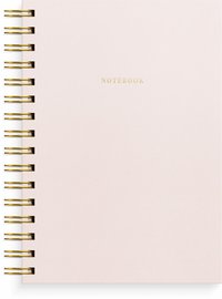 Anteckningsbok A5 linjerad "Notebook" ljusrosa