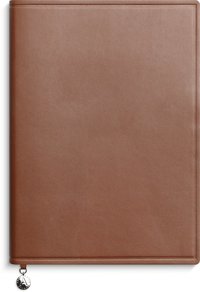 Anteckningsbok A5 linjerad soft brun
