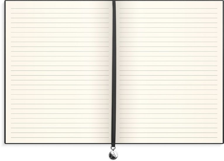 Anteckningsbok 19x25 linjerad soft svart, Övrigt