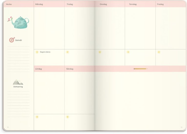 Kalender Dream and do beige, Övrigt