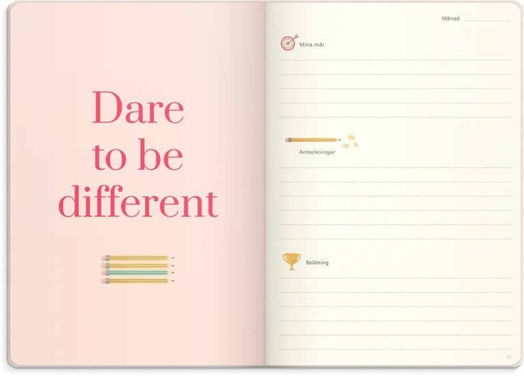 Kalender Dream and do beige, Övrigt