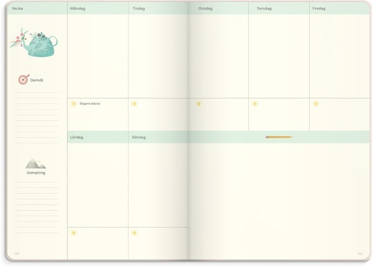 Kalender Dream and do beige, Övrigt