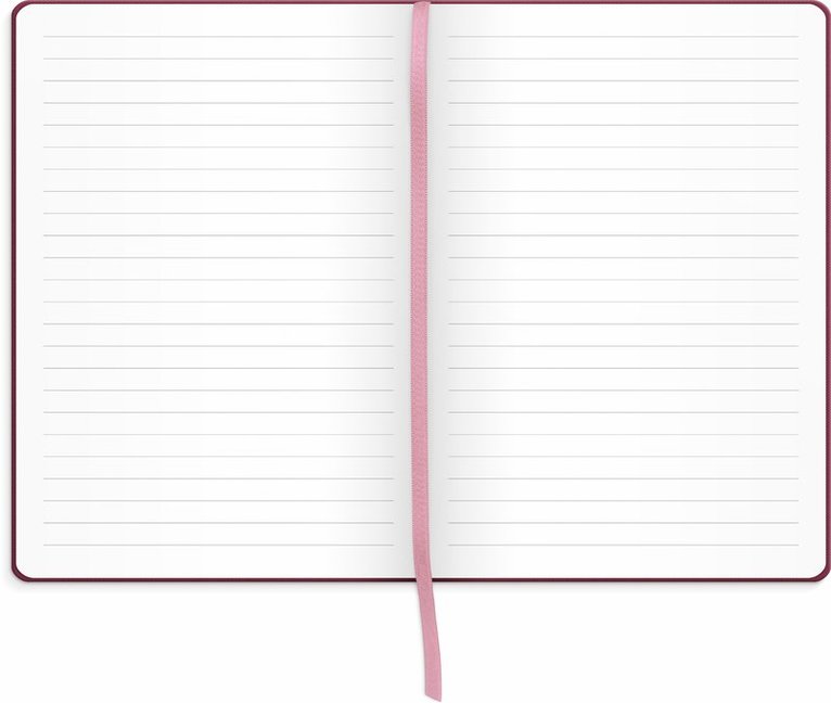 Anteckningsbok A5 Elsa Beskow Blomsterfesten vinröd, Övrigt