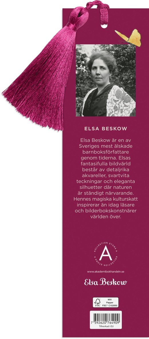 Bokmärke Elsa Beskow Blomsterfesten, Övrigt