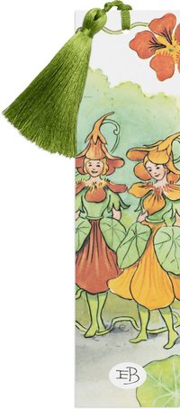 Bokmärke Elsa Beskow Blomsterflickorna