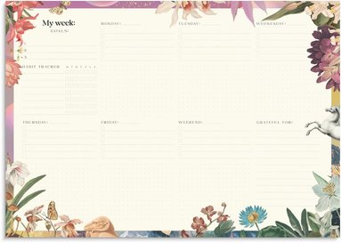 Kalender Weekly planner Fantasy