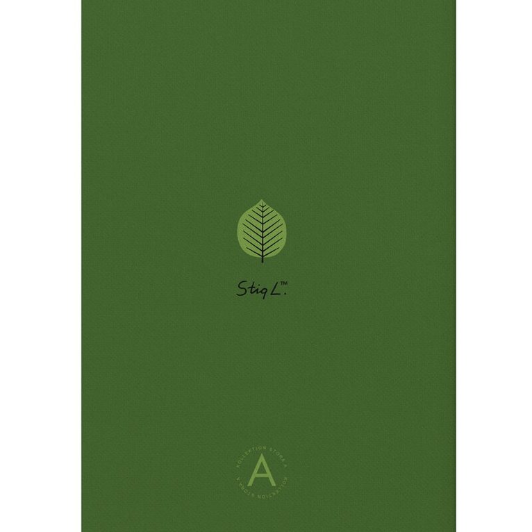 Skrivhäfte A5 linjerat - Stig L. - Berså grön, Övrigt