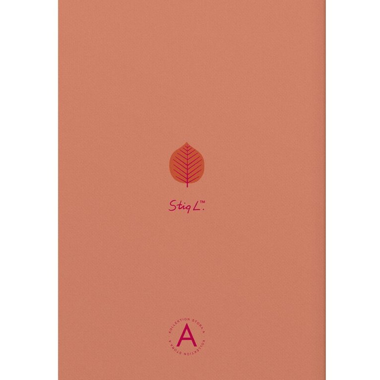 Skrivhäfte A5 linjerat - Stig L. - Berså korall, Övrigt