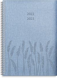 Kalender 2022-2023 Study A5 Twist blå