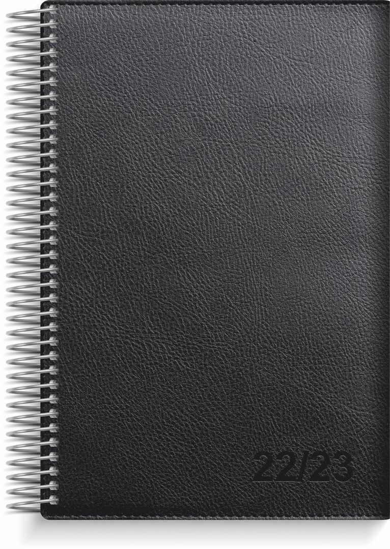 Kalender 2022-2023 Dagbok Twist svart 1