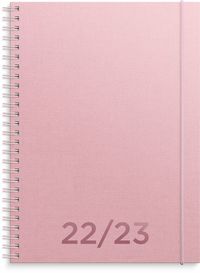 Kalender 2022-2023 Senator A5 textil rosa