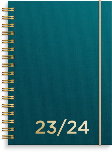 Kalender 2023-2024 Senator A6 textil blå 1