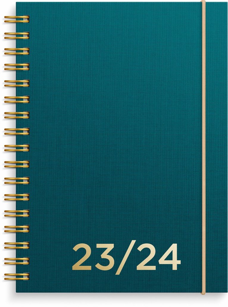Kalender 2023-2024 Senator A6 textil blå 1